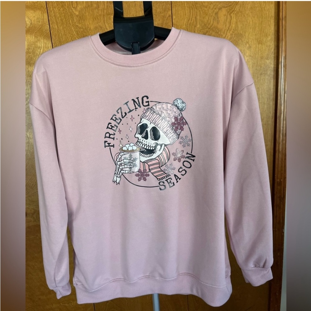 Freezing Season Pink Sweater